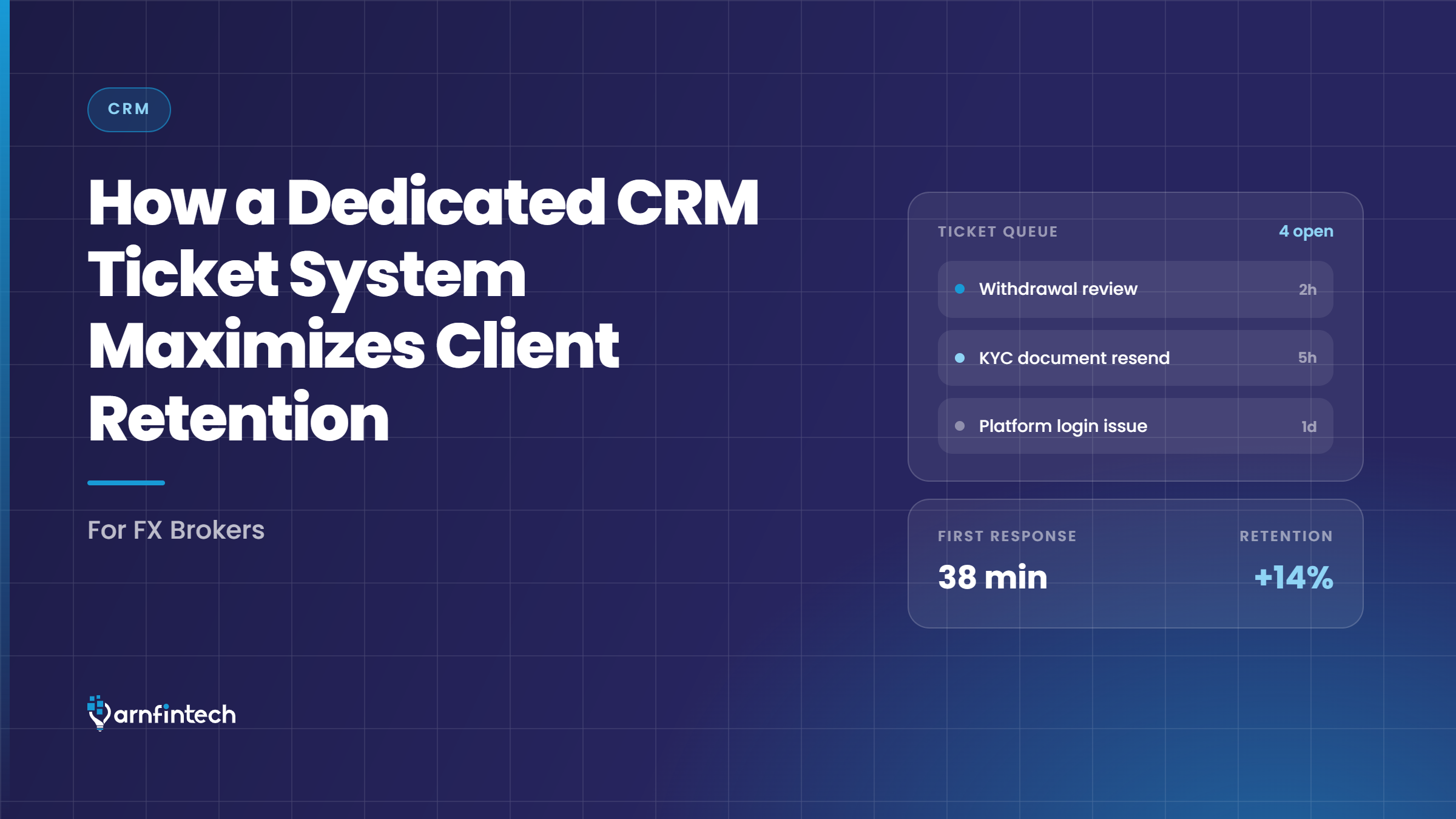 How a dedicated CRM ticket system maximizes client retention for FX brokers
